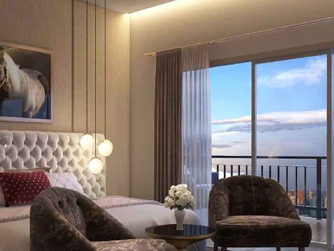 Interior View of a 3 BHK Flat in Godrej South Estate