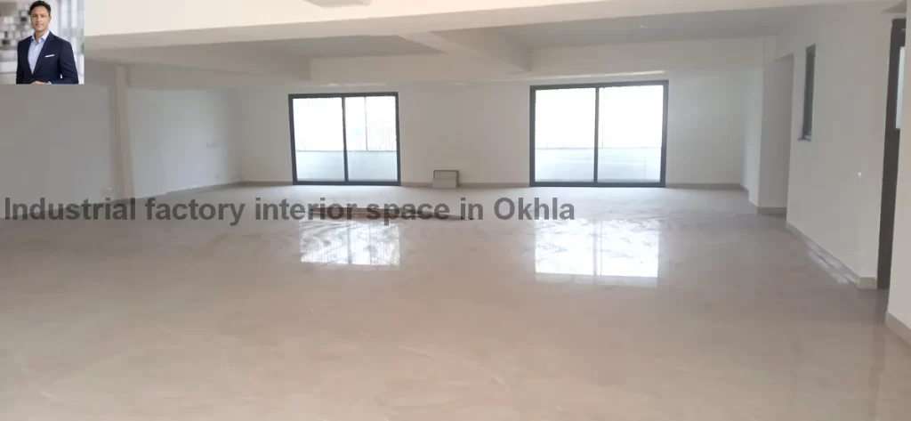 Industrial factory interior space in Okhla